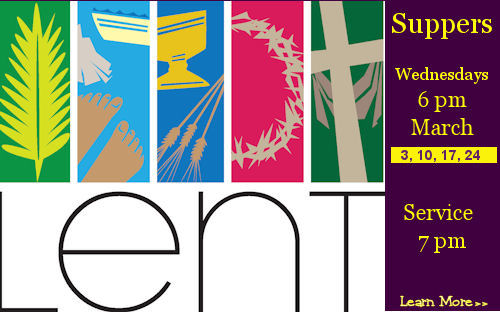 Lent Suppers advert corrected